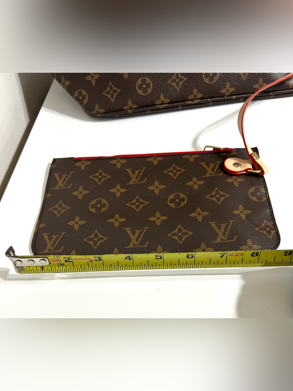 Large Tote Monogram Bag with Wristlet - Picture 7 of 16